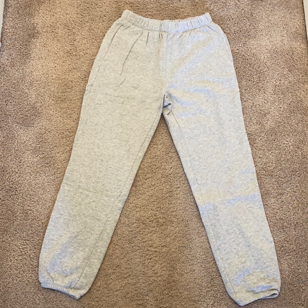 High Rise Gray Sweatpants